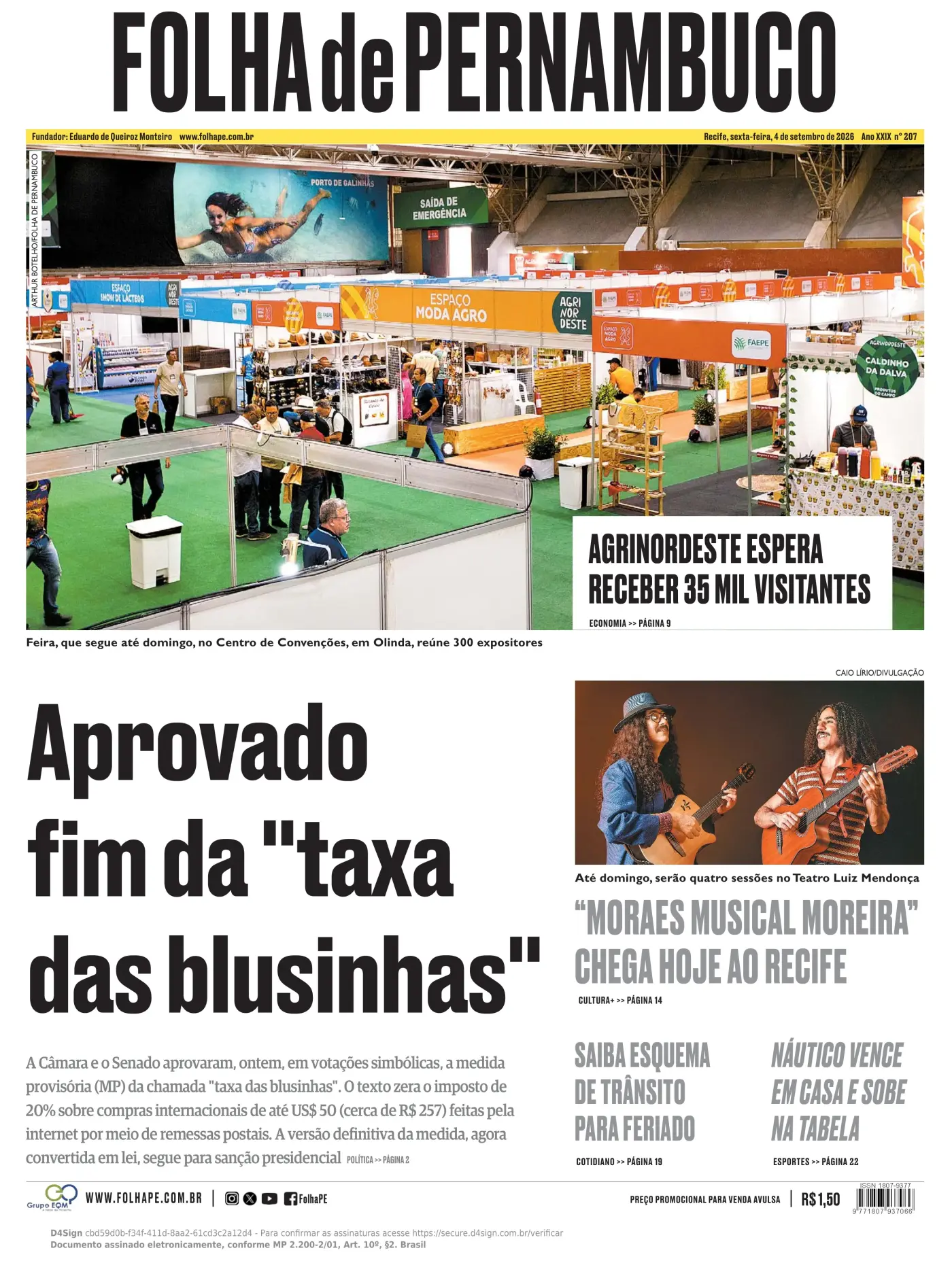 Jornal Impresso · 20/10/2026