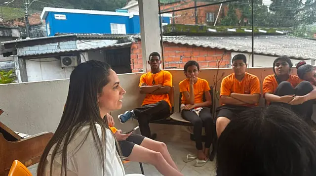 Jovens fortalecem vínculos durante atividade de integração comunitária